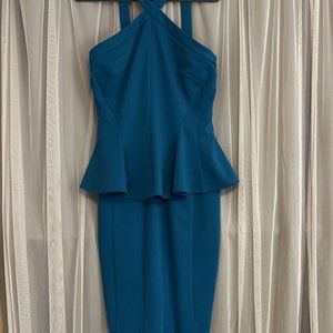 Zac Posen Cocktail Bodycon Peplum Dress NWT
